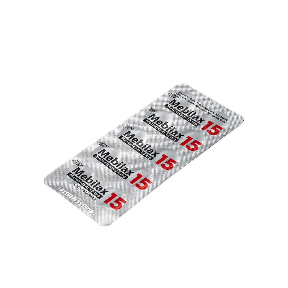 Mebilax 15 Hộp 2 Vỉ x 10 Viên DHG
