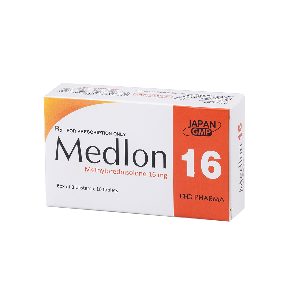 Medlon 16 Hộp 3 vỉ x 10 viên DHG
