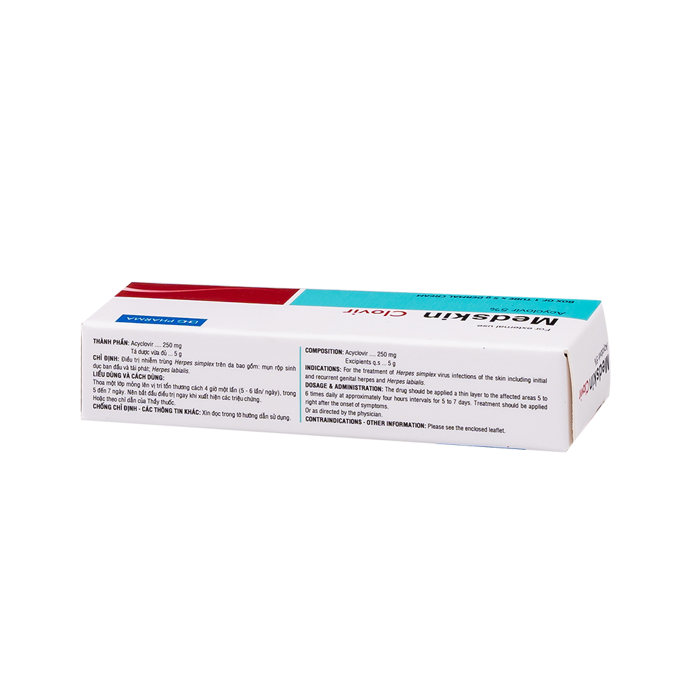 Medskin Clovir Hộp 1 tuýp 5g DHG