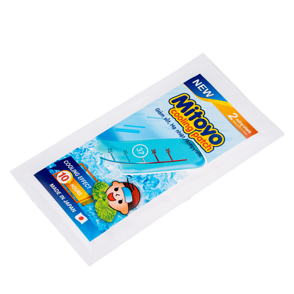 Miếng Dán Hạ Sốt Mitoyo Hộp 1 x 8 gói DHG