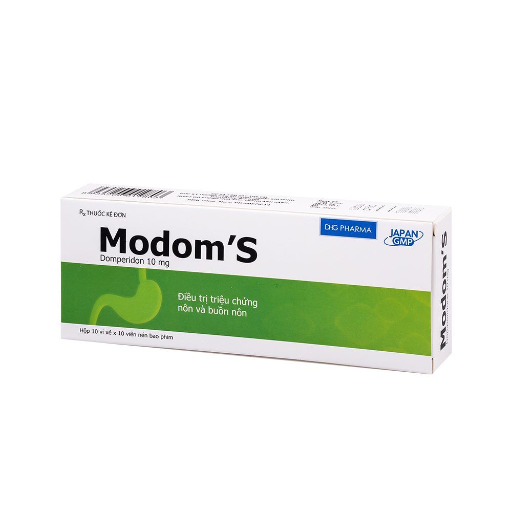 Modom-S Hộp 10 Vỉ x 10 Viên DHG