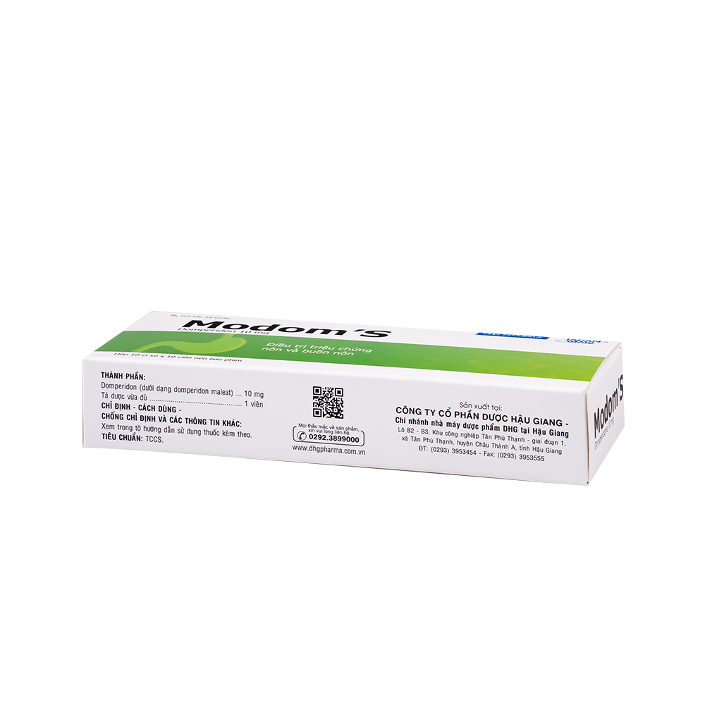 Modom-S Hộp 10 Vỉ x 10 Viên DHG