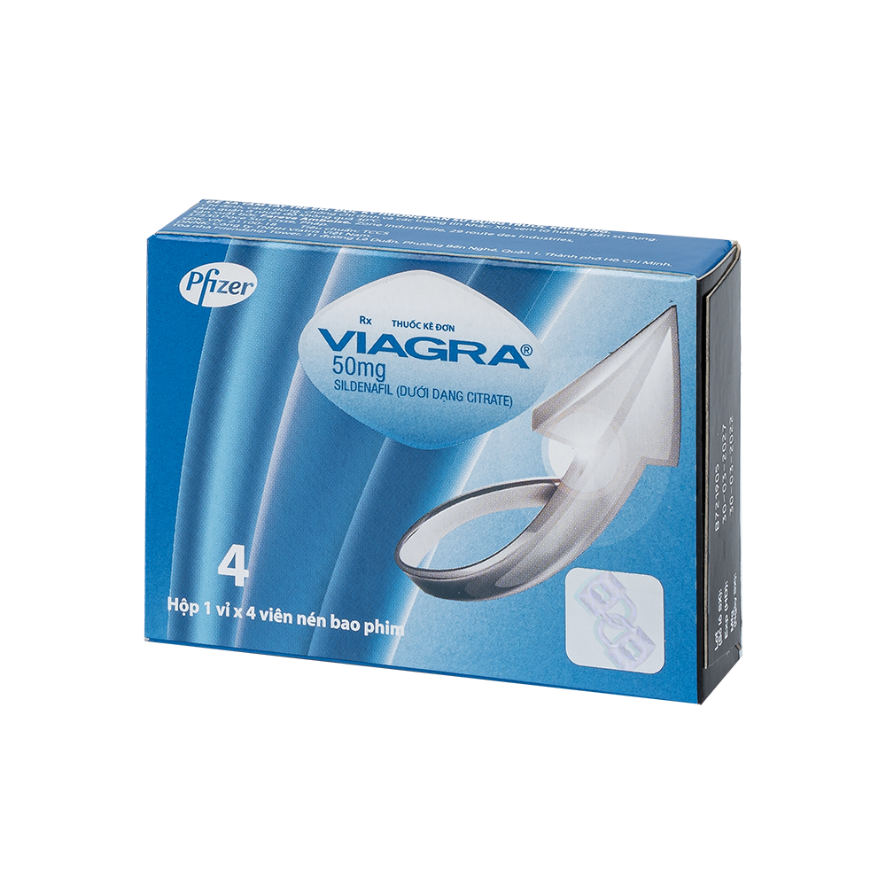 VIAGRA TABS 50MG 4'S 4 Viên/ hộp Upjohn