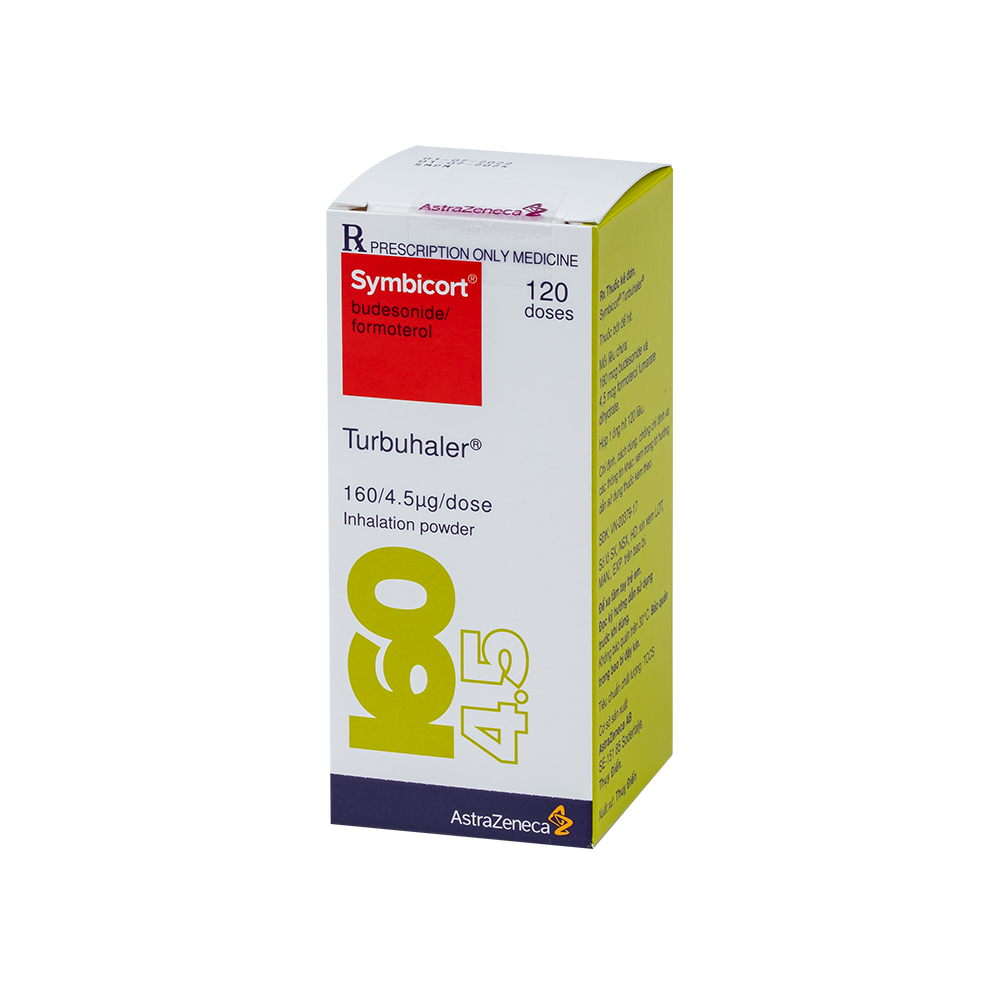 SYMBICORT TURBUHALER 60 DOSE 160/4.5 Hop 60 doses AstraZeneca