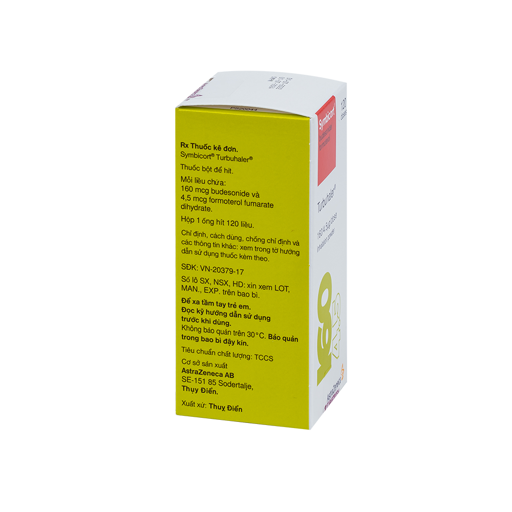 SYMBICORT TURBUHALER 60 DOSE 160/4.5 Hop 60 doses AstraZeneca