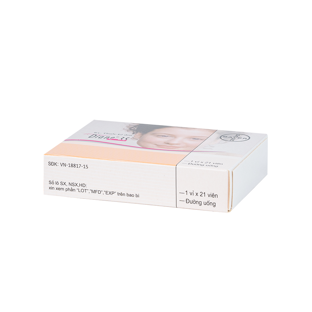 DIANE 35 TAB Hộp 1 vỉ x 21 viên Bayer