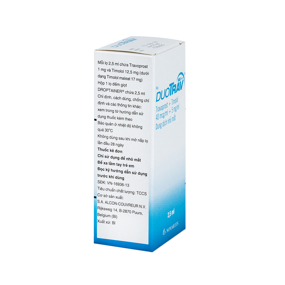 DUOTRAV 2.5ML 1 lọ/ hộp Novartis