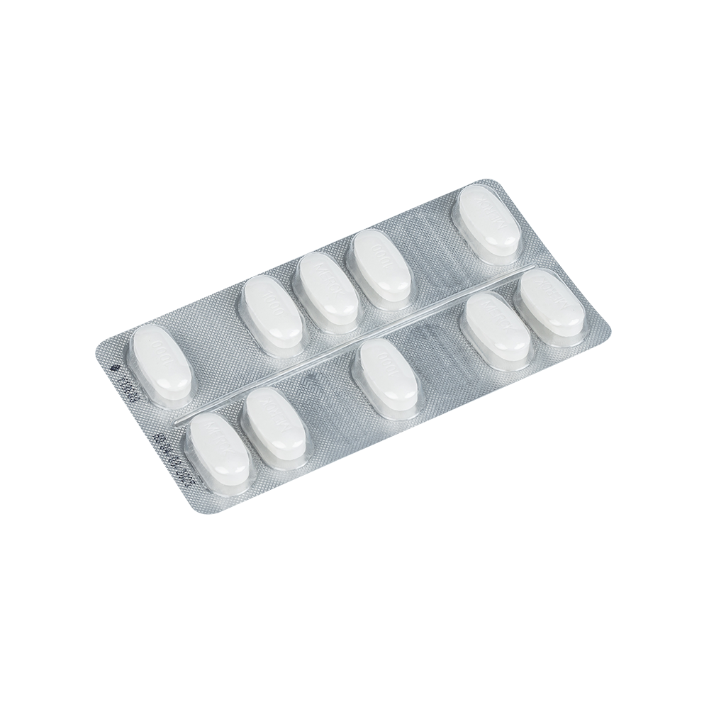 GLUCOPHAGE XR 1000MG H/30V MERCK