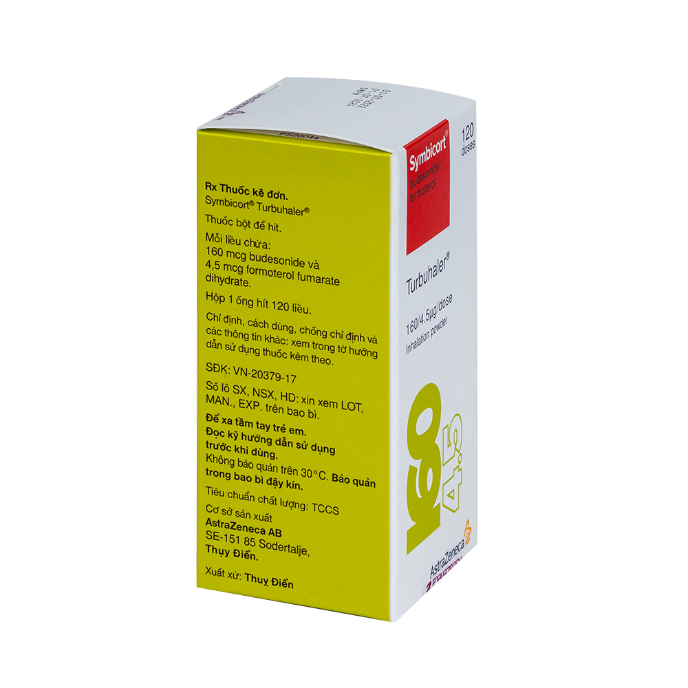 SYMBICORT TURBUHALER 120 DOSE ống/ hộp AstraZeneca