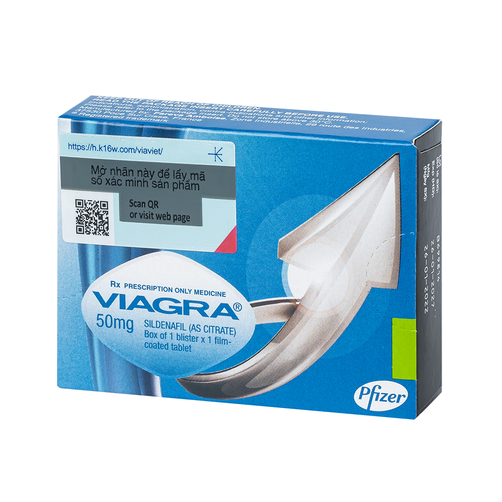 VIAGRA TAB 50MG 1'S 1 Viên/ hộp Upjohn