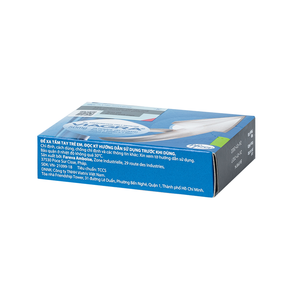 VIAGRA TAB 50MG 1'S 1 Viên/ hộp Upjohn
