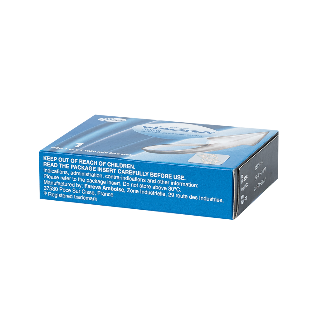 VIAGRA TAB 50MG 1'S 1 Viên/ hộp Upjohn