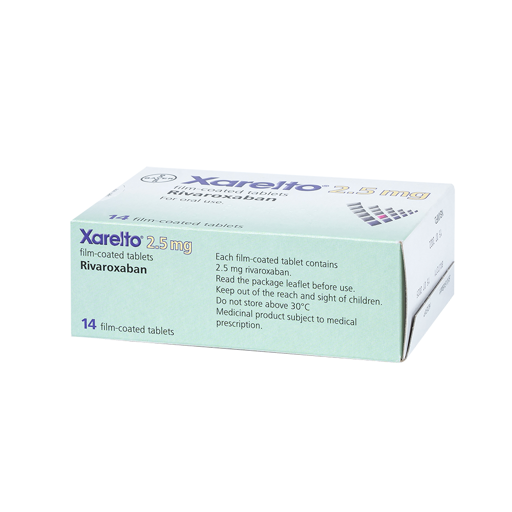 XARELTO TAB 2.5MG 14'S 14 Viên/ hộp Bayer