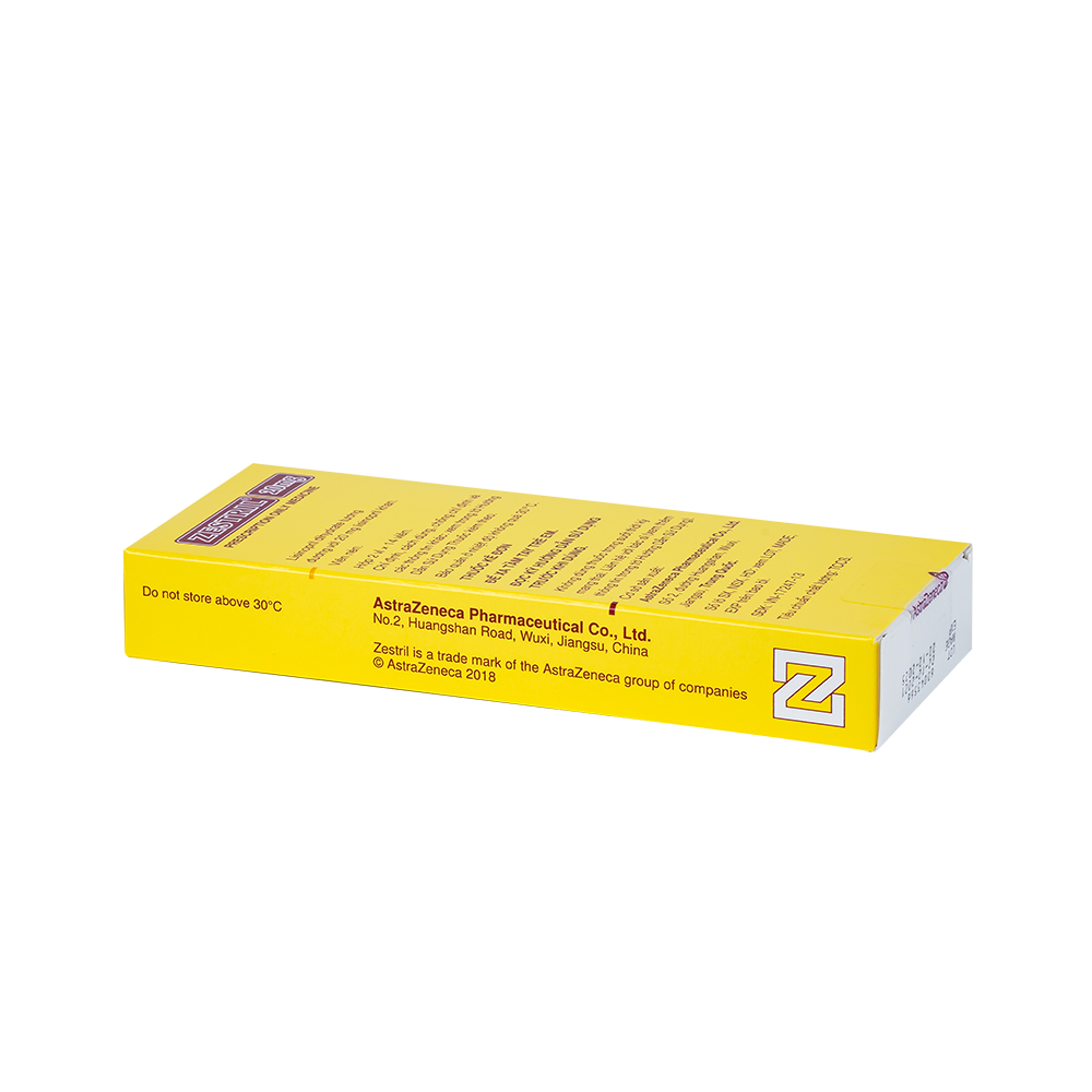 ZESTRIL TAB 20MG Hộp 2 vỉ x 14 viên AstraZeneca