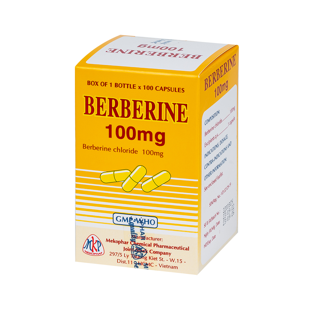 BERBERINE 100mg (C/100VNA) Mekophar