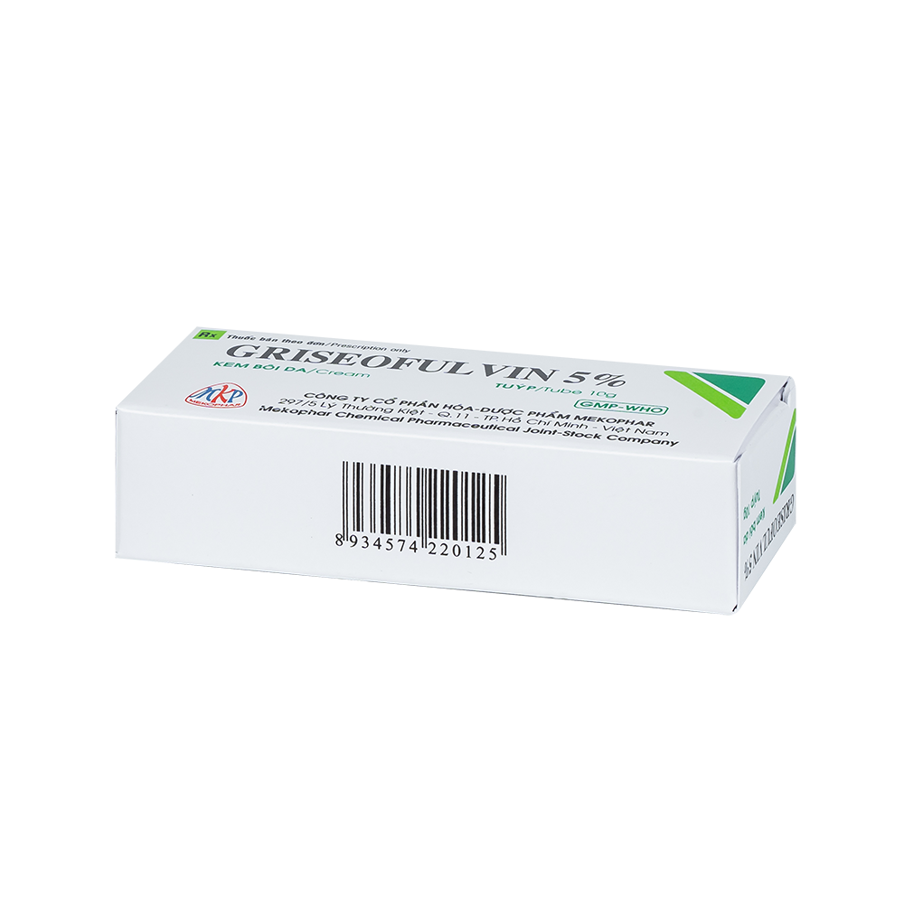 GRISEOFULVIN 5% Tuýp 10g Mekophar
