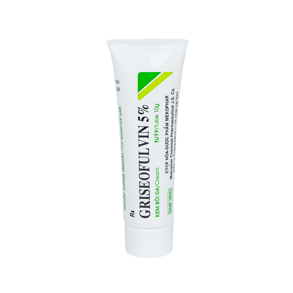 GRISEOFULVIN 5% Tuýp 10g Mekophar