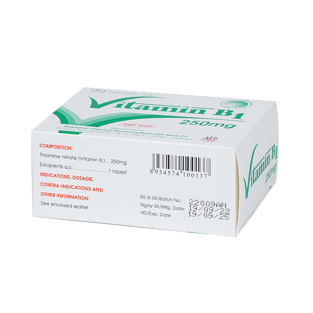 VITAMIN B1 250mg (H/100VBĐ)