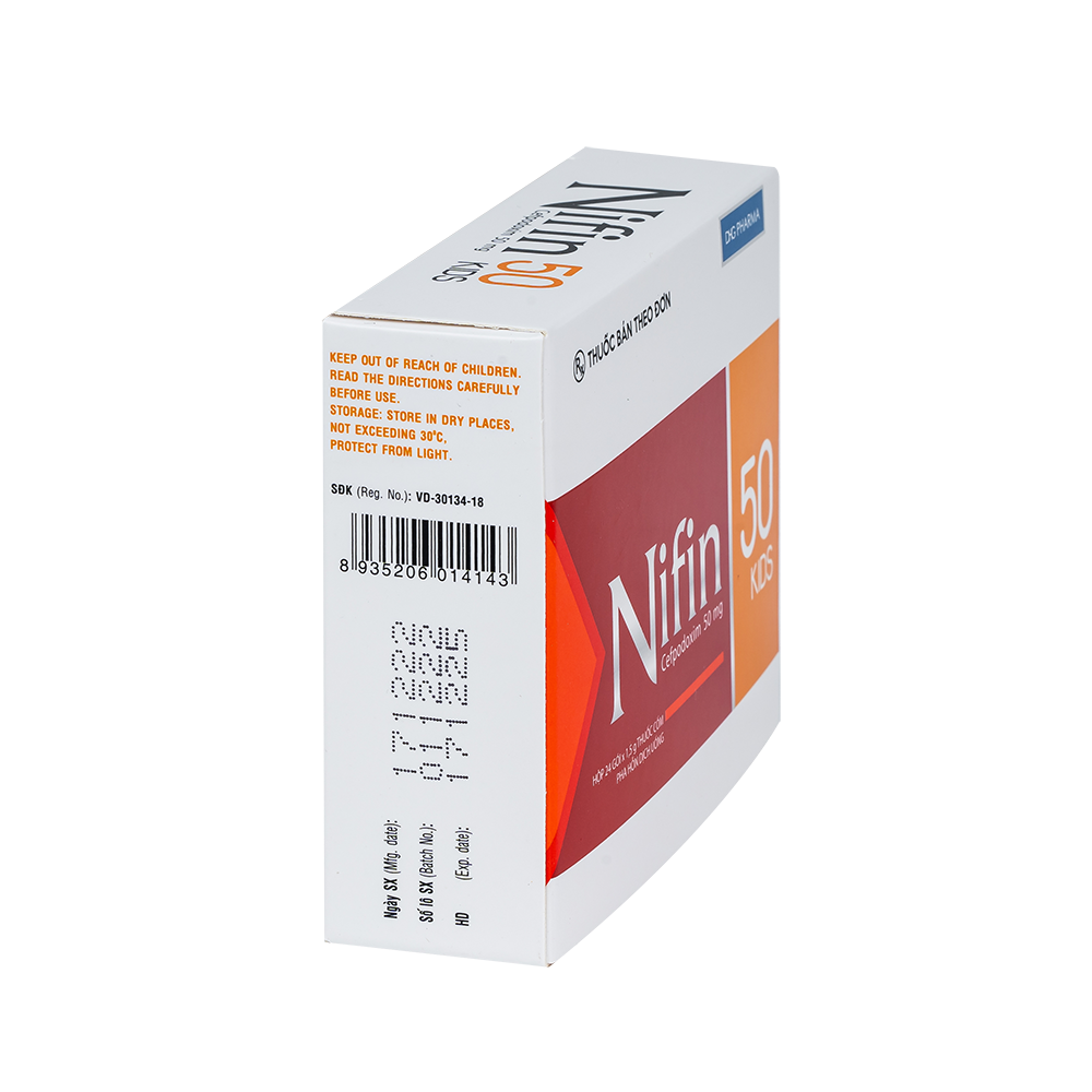 Nifin 50 Kids Hộp 24 gói x 1,5g DHG