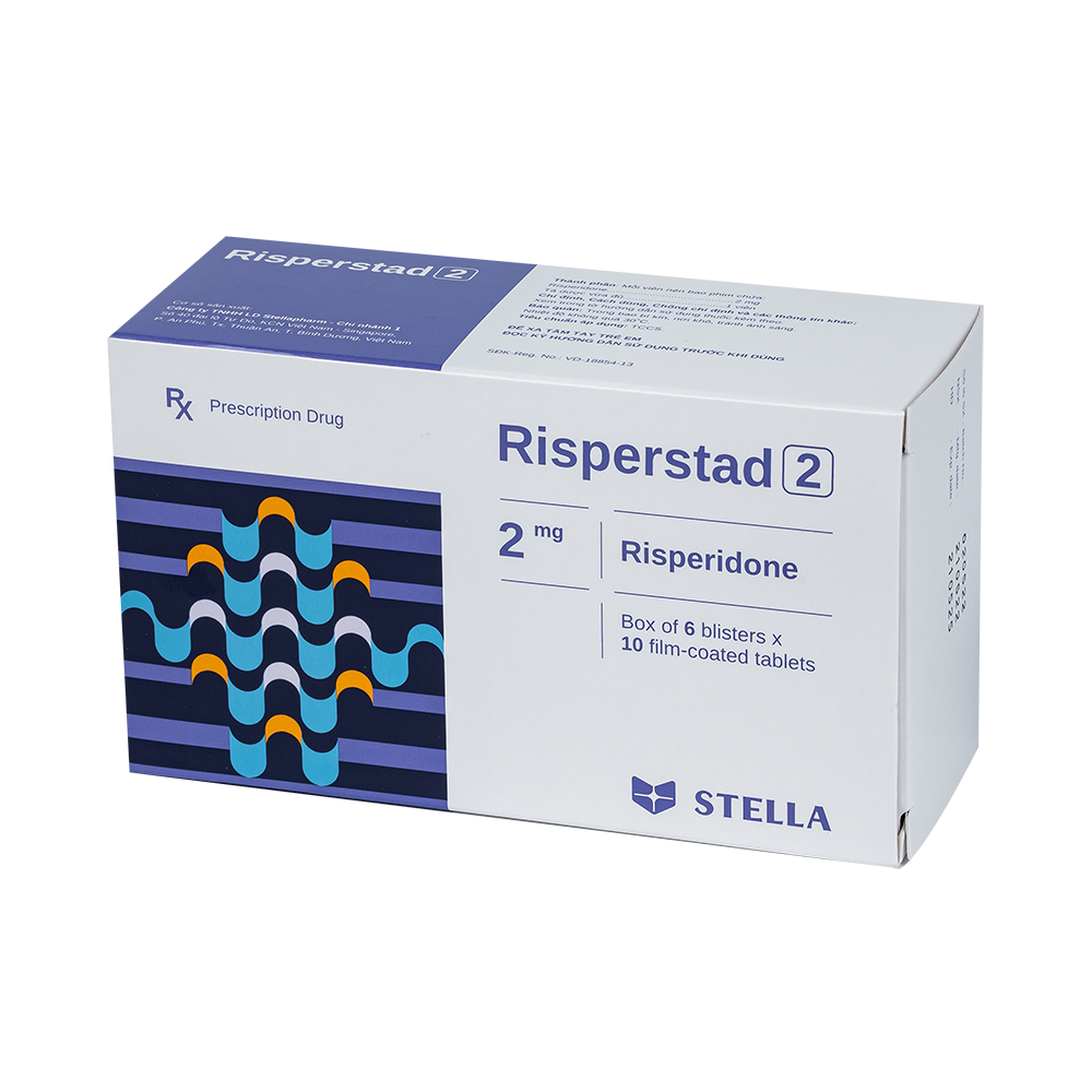 Risperstad 2 Hộp/60viên Stella