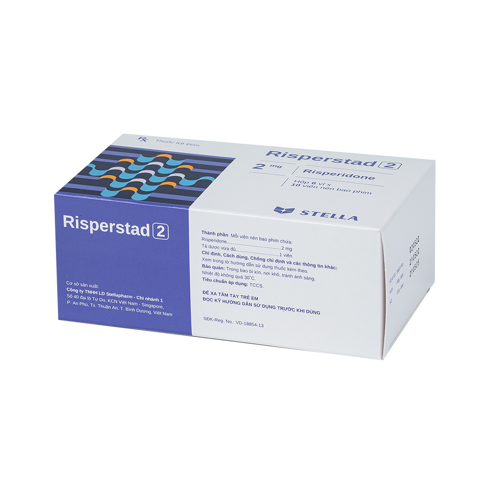 Risperstad 2 Hộp/60viên Stella