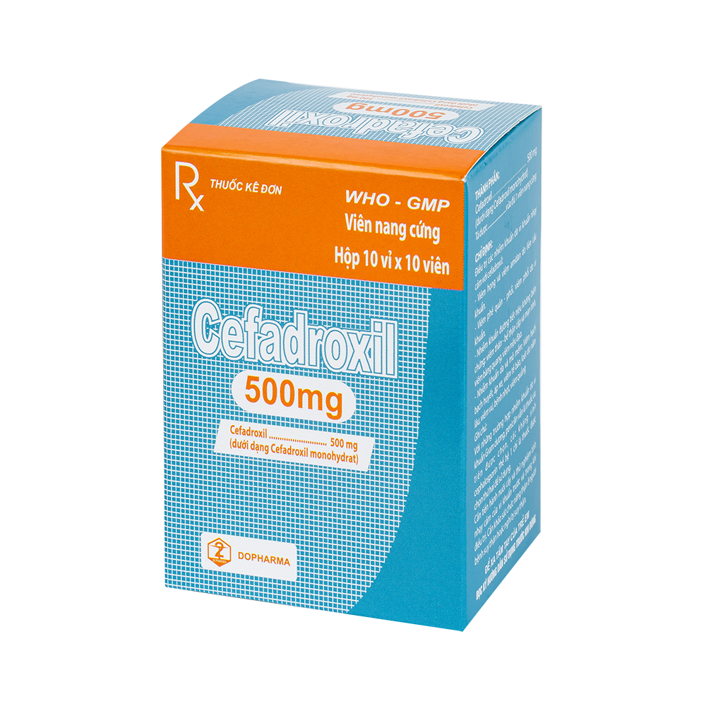 Cefadroxil 500mg (hộp 10 vỉ)