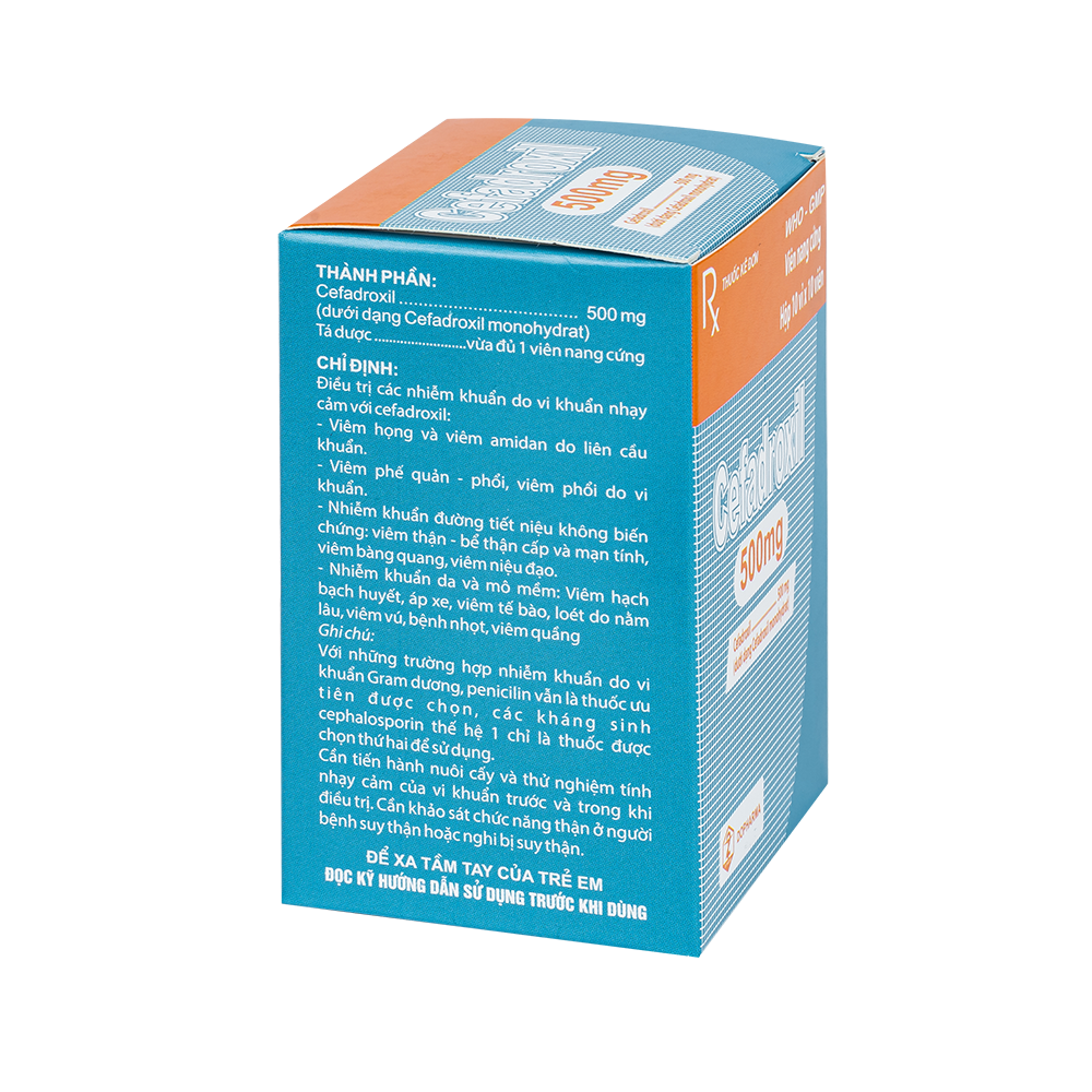 Cefadroxil 500mg (hộp 10 vỉ)