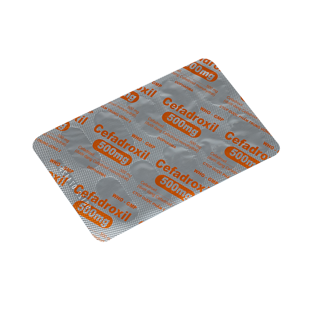 Cefadroxil 500mg (hộp 10 vỉ)