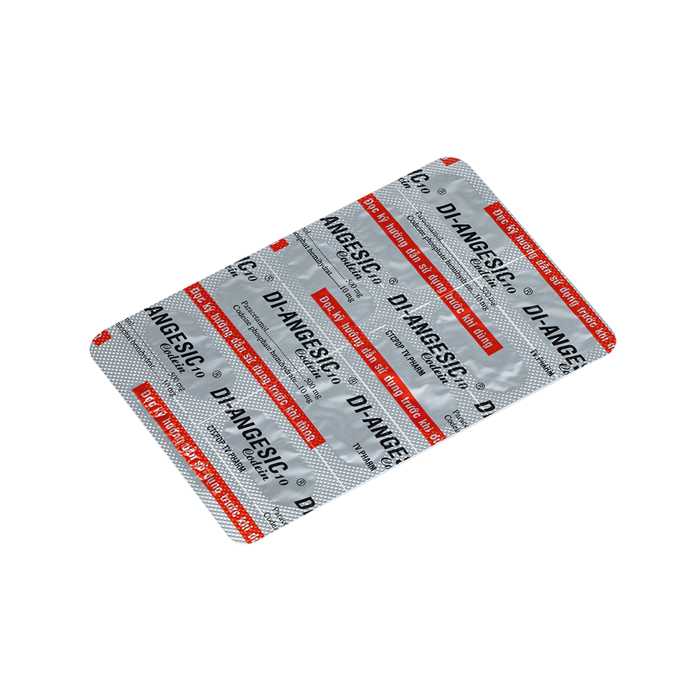 Diangesic codein 10mg Hộp 2 vỉ x 10 viên TV.Pharm