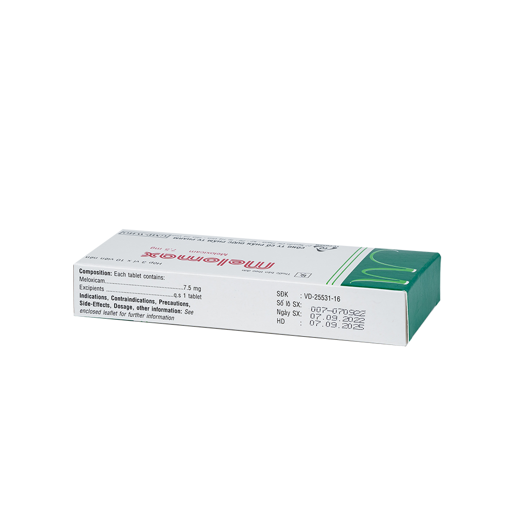 Melomax Hộp 3 vỉ x 10 viên TV.Pharm