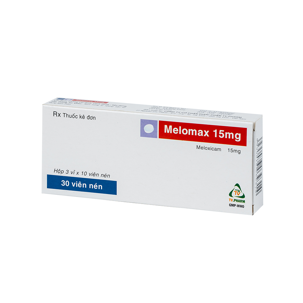 Melomax 15mg Hộp 3 vỉ x 10 viên TV.Pharm