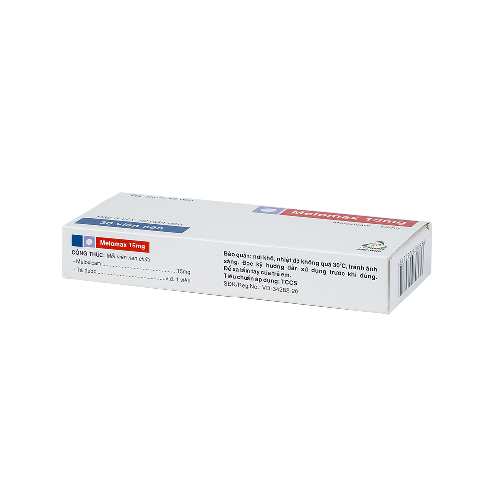 Melomax 15mg Hộp 3 vỉ x 10 viên TV.Pharm