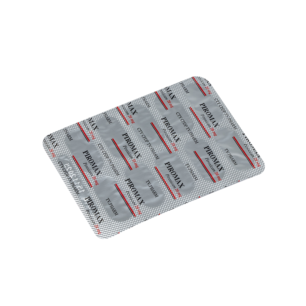 Piromax 20 mg Hộp 10 vỉ x 10 viên TV.Pharm