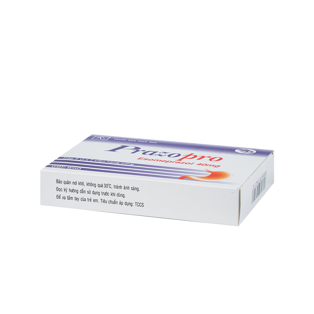 Prazopro 40mg H/14 Hộp 2 vỉ x 7 viên TV.Pharm
