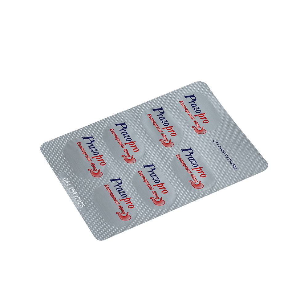 Prazopro 40mg H/14 Hộp 2 vỉ x 7 viên TV.Pharm