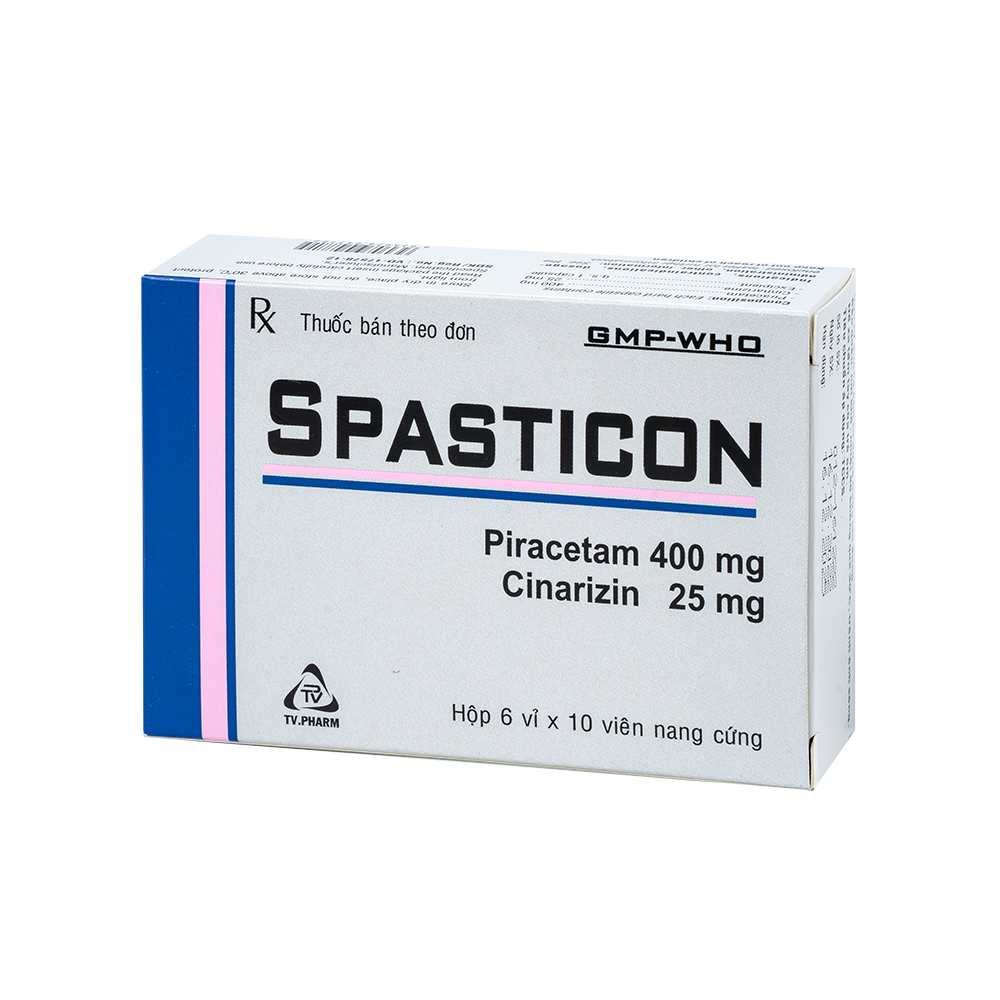 Spasticon Hộp 6 vỉ x 10 viên TV.Pharm