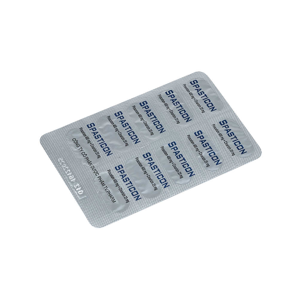 Spasticon Hộp 6 vỉ x 10 viên TV.Pharm