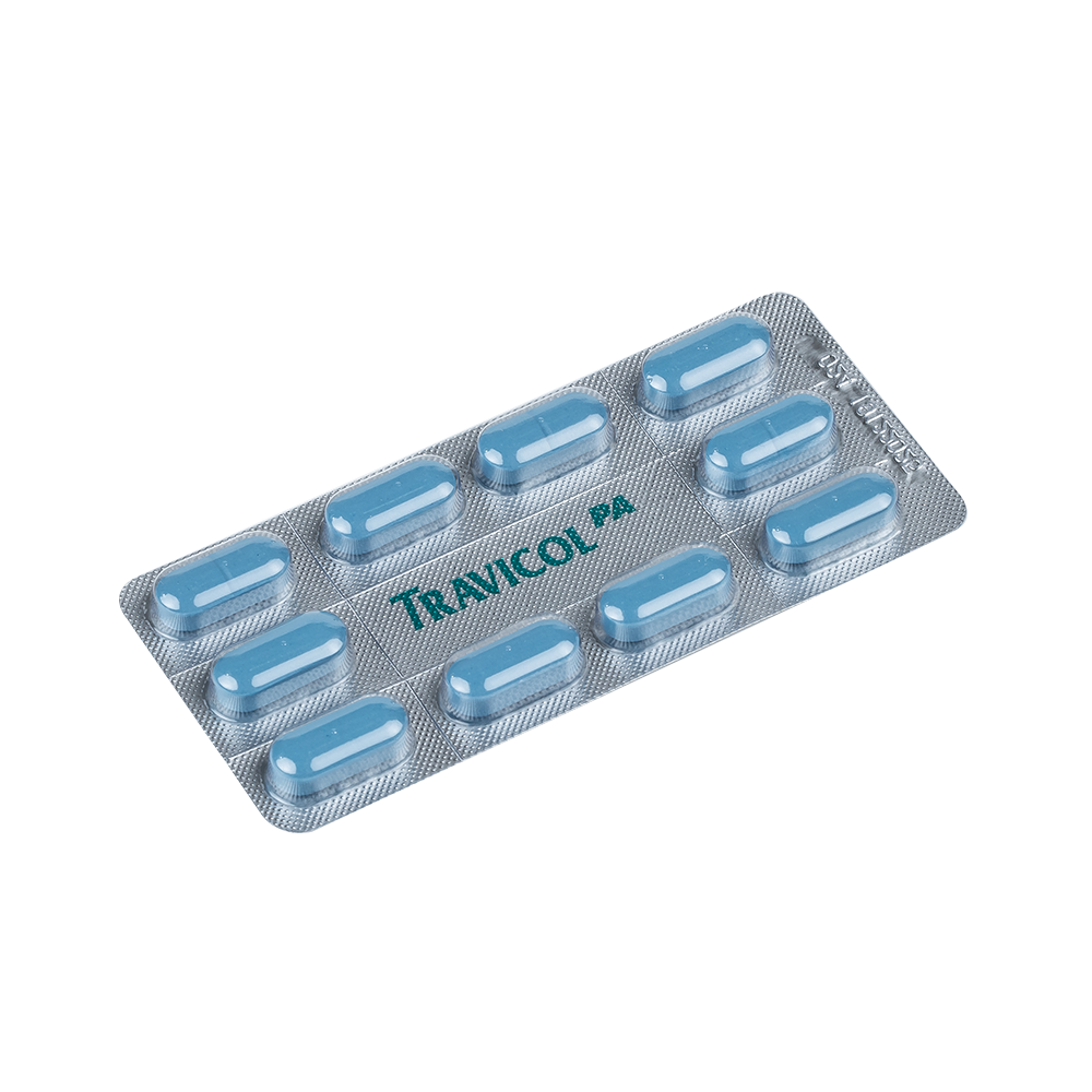 Travicol PA Hộp 10 vỉ x 10 viên TV.Pharm
