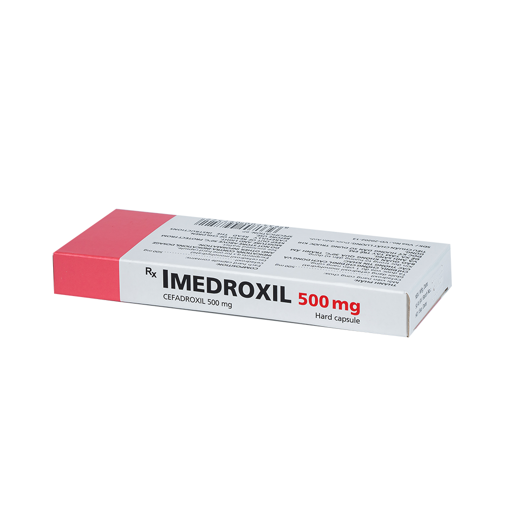 Imedroxil 500 mg Hộp 1 vỉ x 12 viên Imexpharm