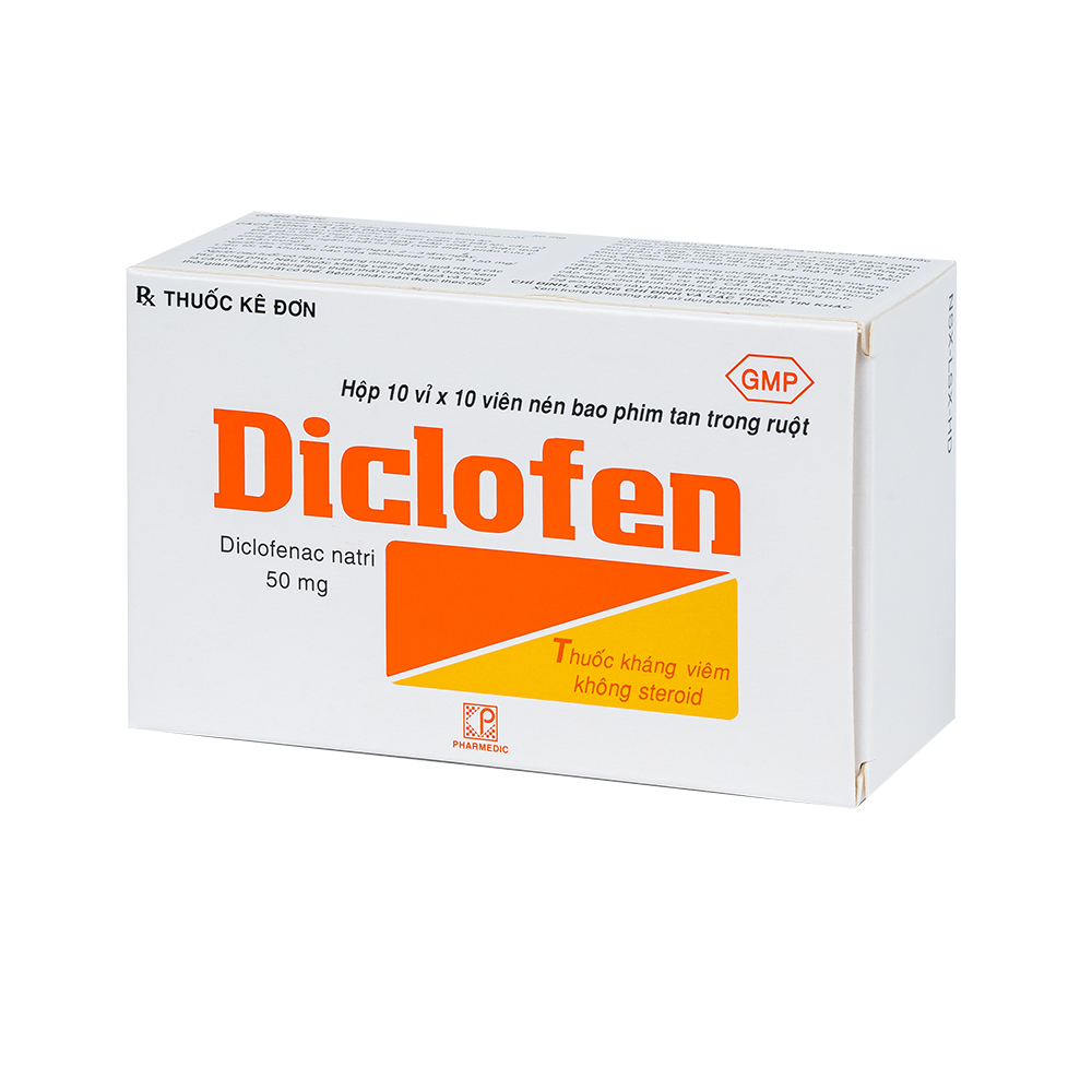 DICLOFEN * Hộp 10 vỉ x 10 viên