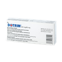 Dotrim 400 mg/80 mg Hộp 2 vỉ x 10 viên Domesco