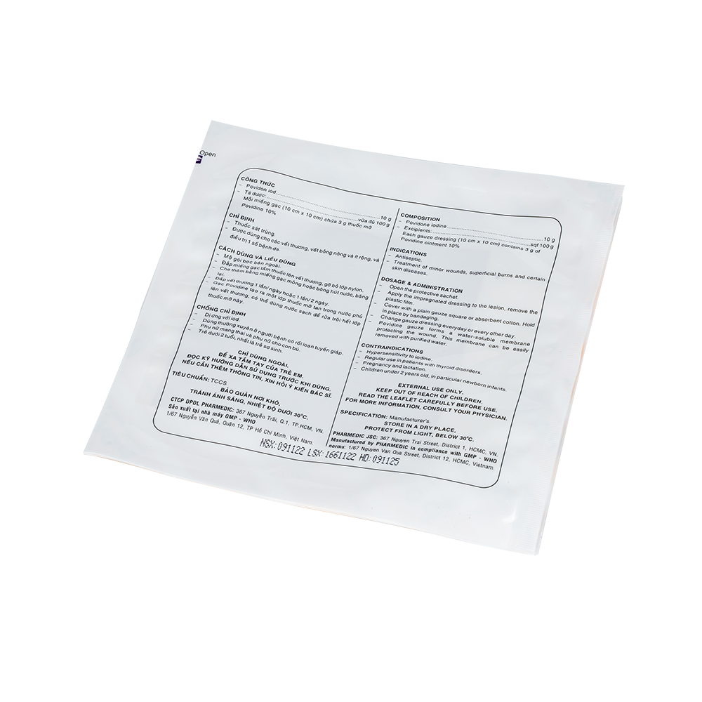 POVIDINE 10% Hộp 10 miếng