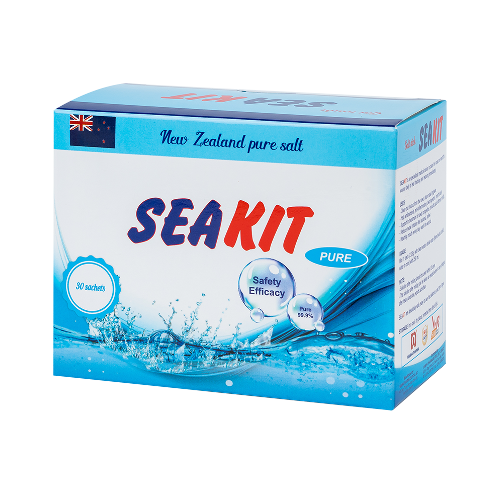Gói muối Seakit (   
Thùng x 42 hộp x 30 gói x 2,25g)