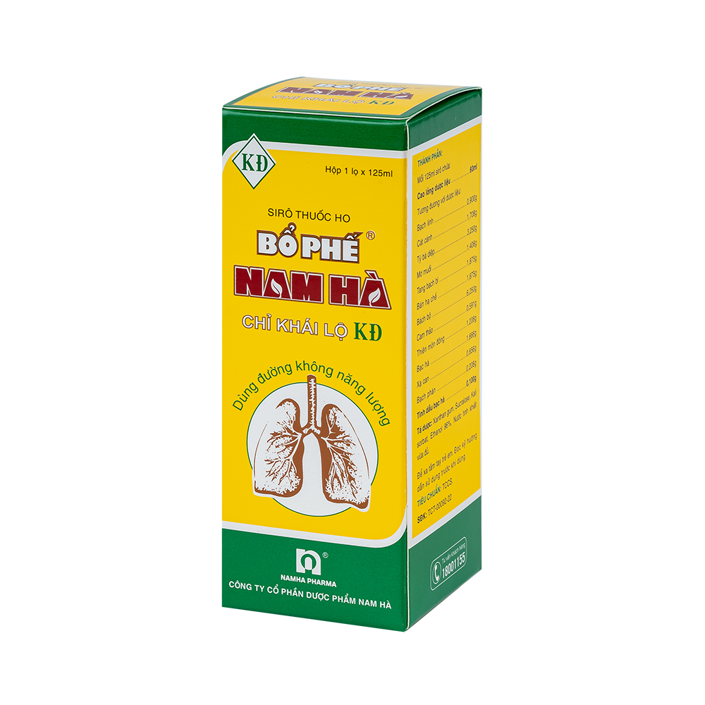 Thuốc ho Bổ phế Nam Hà chỉ khái lộ KĐ