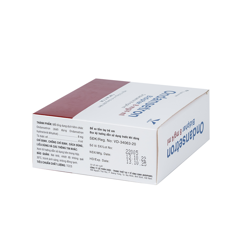 Ondansetron Bidiphar 8mg/4ml H/10