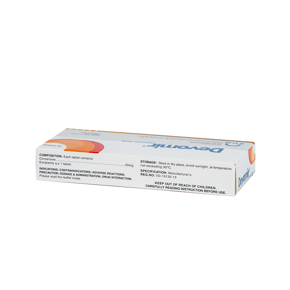 Devomir Hộp 3 vỉ x 10 viên SPM