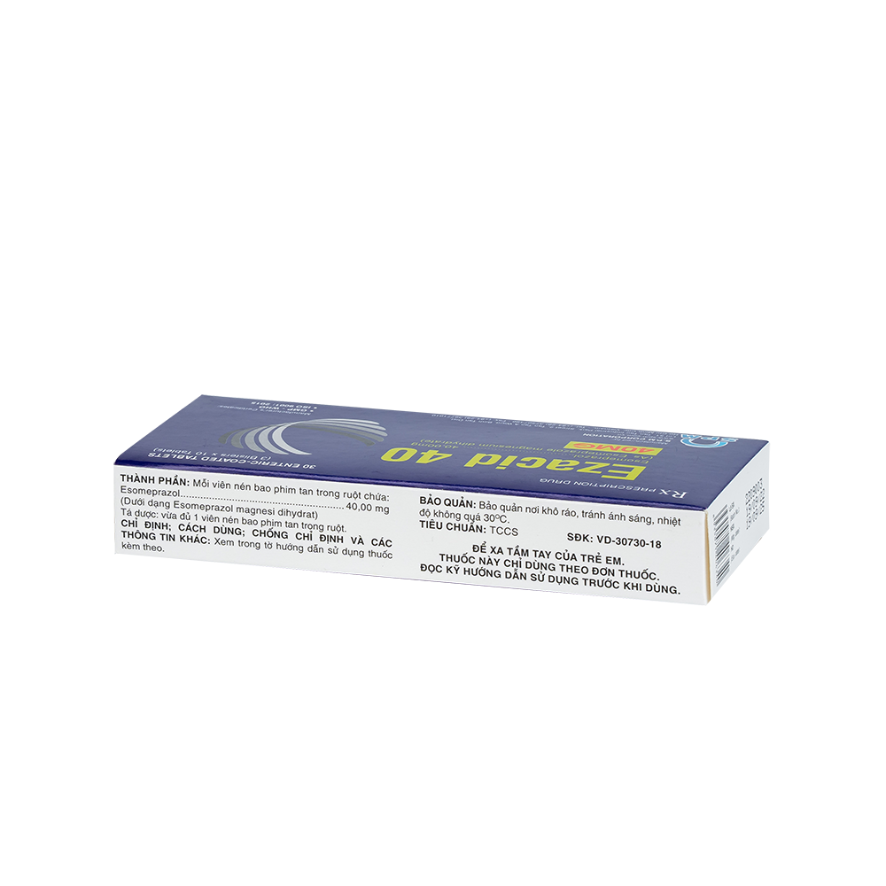 EZACID 40 Hộp 3 vỉ x 10 viên SPM