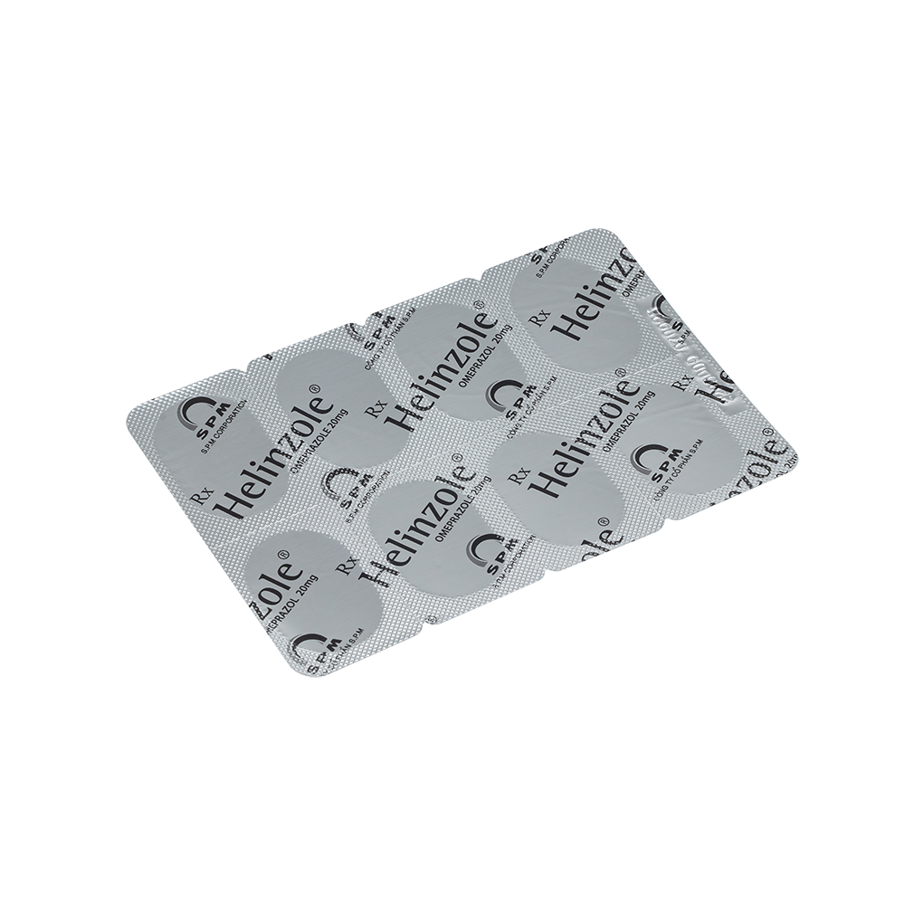 Helinzole Hộp 3 vỉ x 8 viên SPM