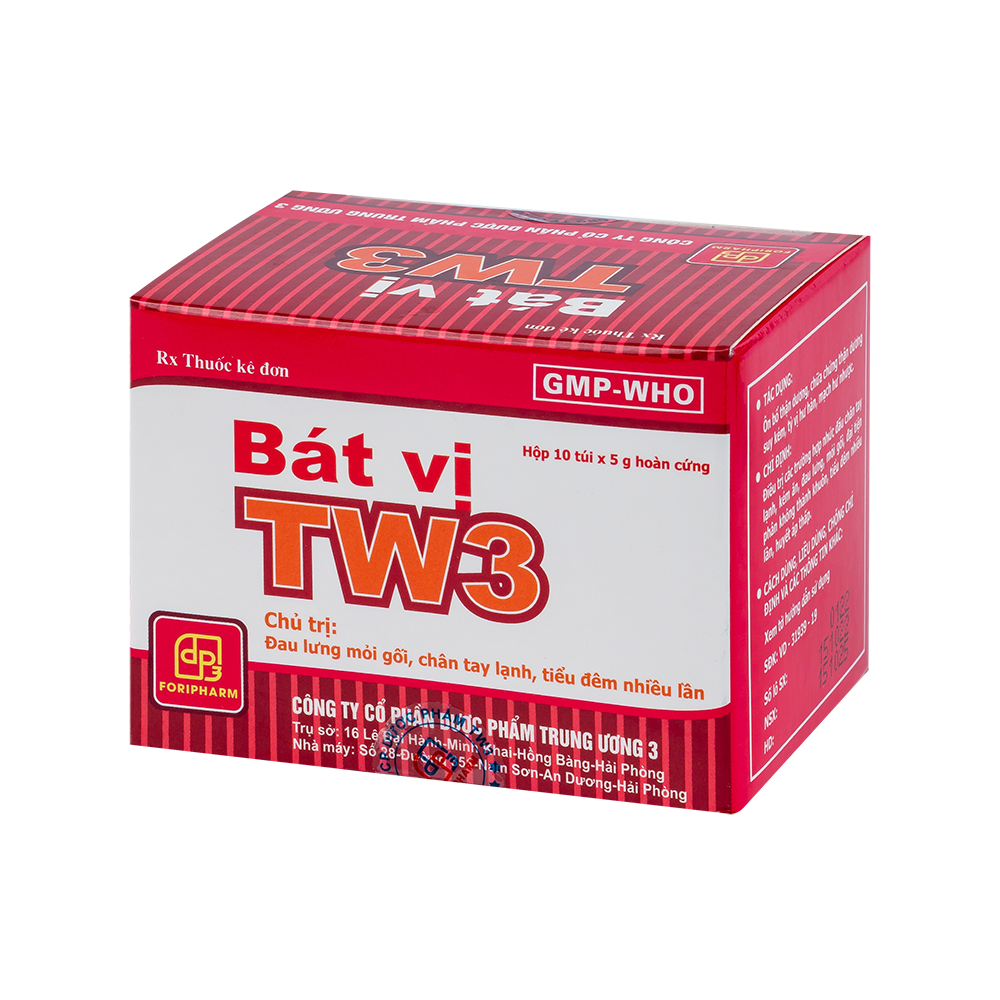 Bát vị Hộp 10 túi x 5g TW3