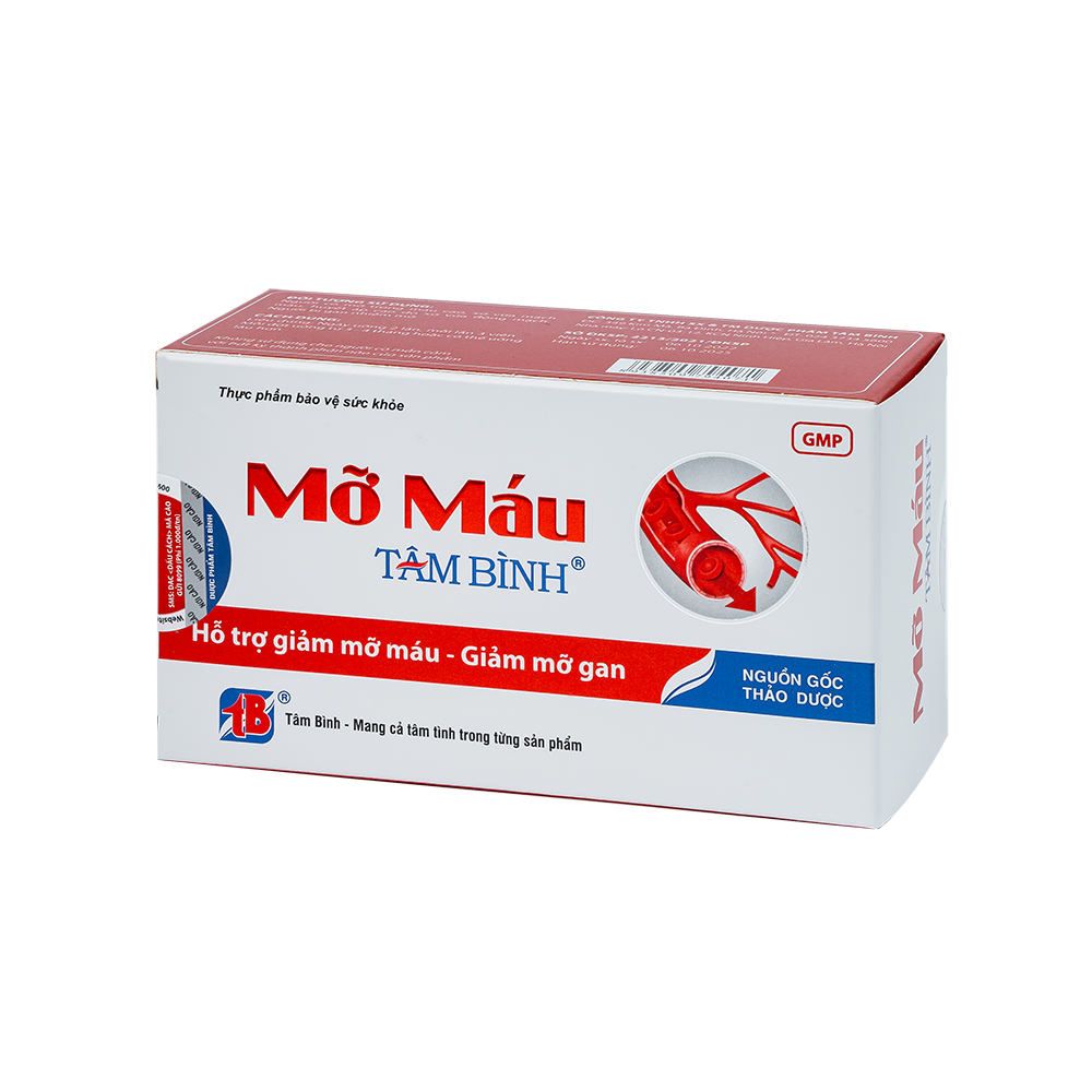 Mỡ Máu Hộp 5 vỉ x 12 viên Tâm Bình